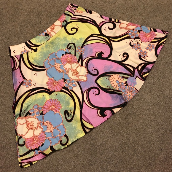 Free People Multicolor Floral Mini Skirt - Picture 3 of 5